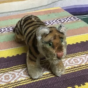 Vintage stieff small tiger stuffed animal